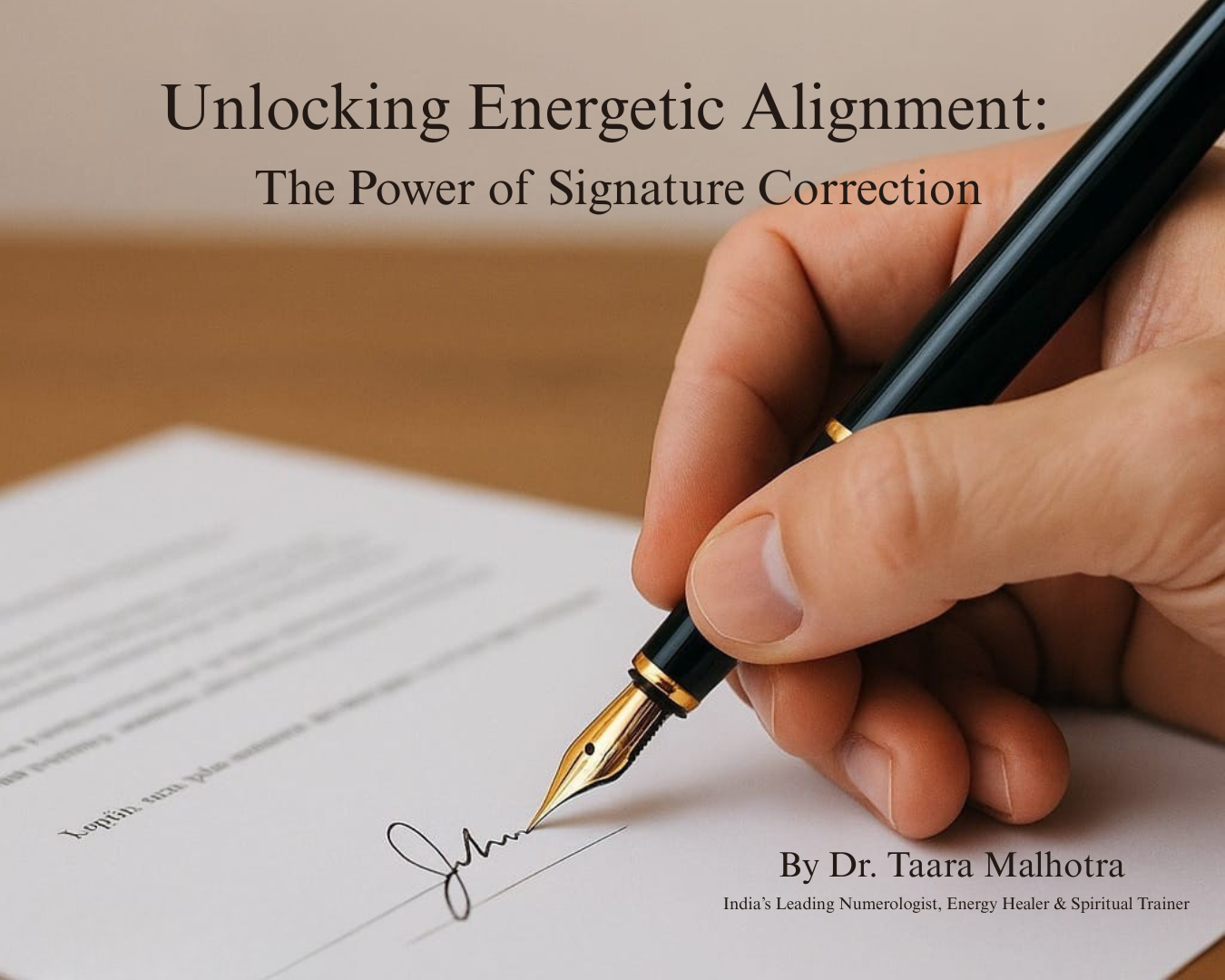 Unlocking Energetic Alignment: The Power of Signature Correction